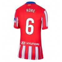 Atletico Madrid Koke #6 Hjemmedrakt Dame 2024-25 Kortermet